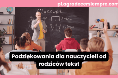 Nauczyciel tłumaczący geometrię uczniom w klasie – podziękowania dla nauczycieli od rodziców za trud nauczania.